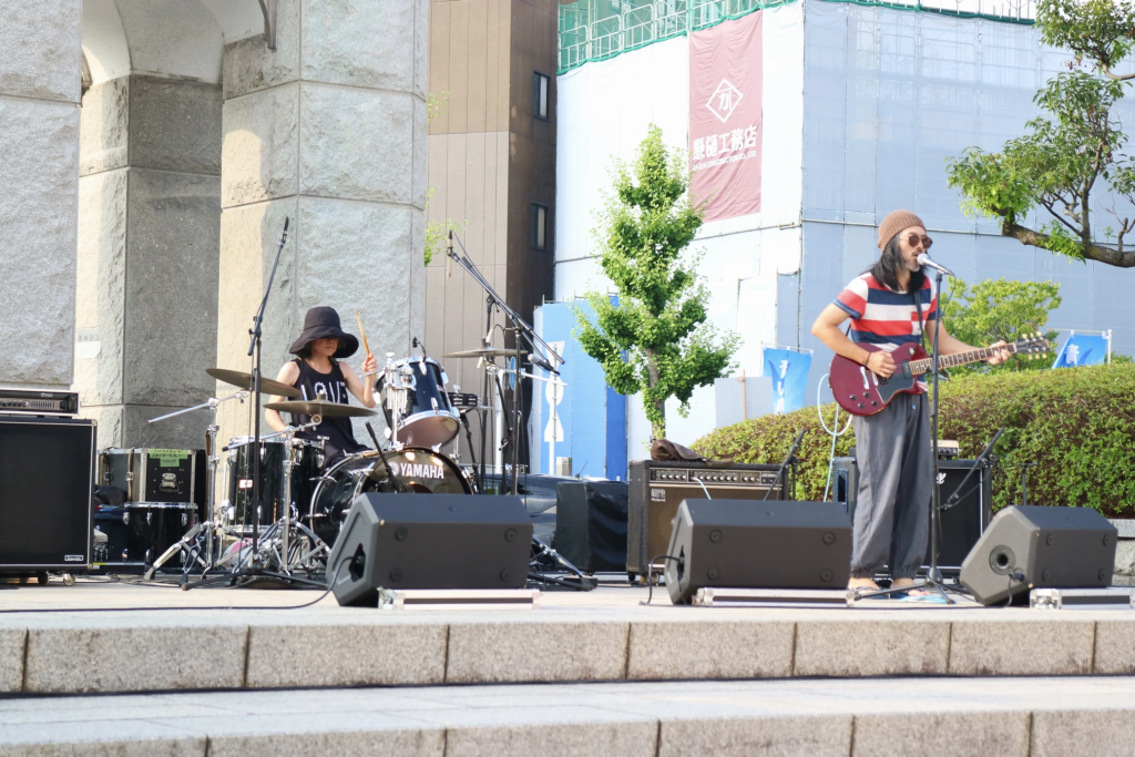 2023.07.29 nanairo @ 駅前風紋広場『青い鳥コンサート』