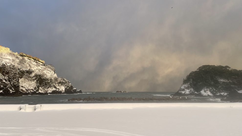 除雪担当初仕事。